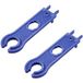 TRU COMPONENTS TC-12195660 Outil de montage pour connecteur Bleu Contenu : 2 pièce(s)