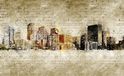 Loft Bricks Cache-radiateur, cache-radiateur "Loft Bricks", style industriel, 60x100