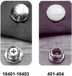 TaylorMade Products 401 Marine Vrouwelijke Snap Fastener - Pack van 6, Zilver