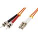 Techly 3.0m ST-LC M/M InfiniBand Glasvezelkabel 3 m Oranje