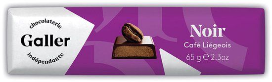 Galler Dark Café Liégeois Chocoladereep, 65 g