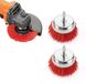 Nylon brosse voor haakse slijper, set van 2