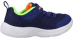Skechers Skech-Stepz 2.0 Mini Wanderer Sneaker voor jongens, Navy Textiel Synthetische Lime Oranje Trim, 7 UK Child