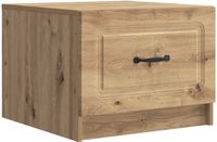vidaXL Salontafel Artisanaal eiken 49 x 50 x 37 cm Bewerkt hout