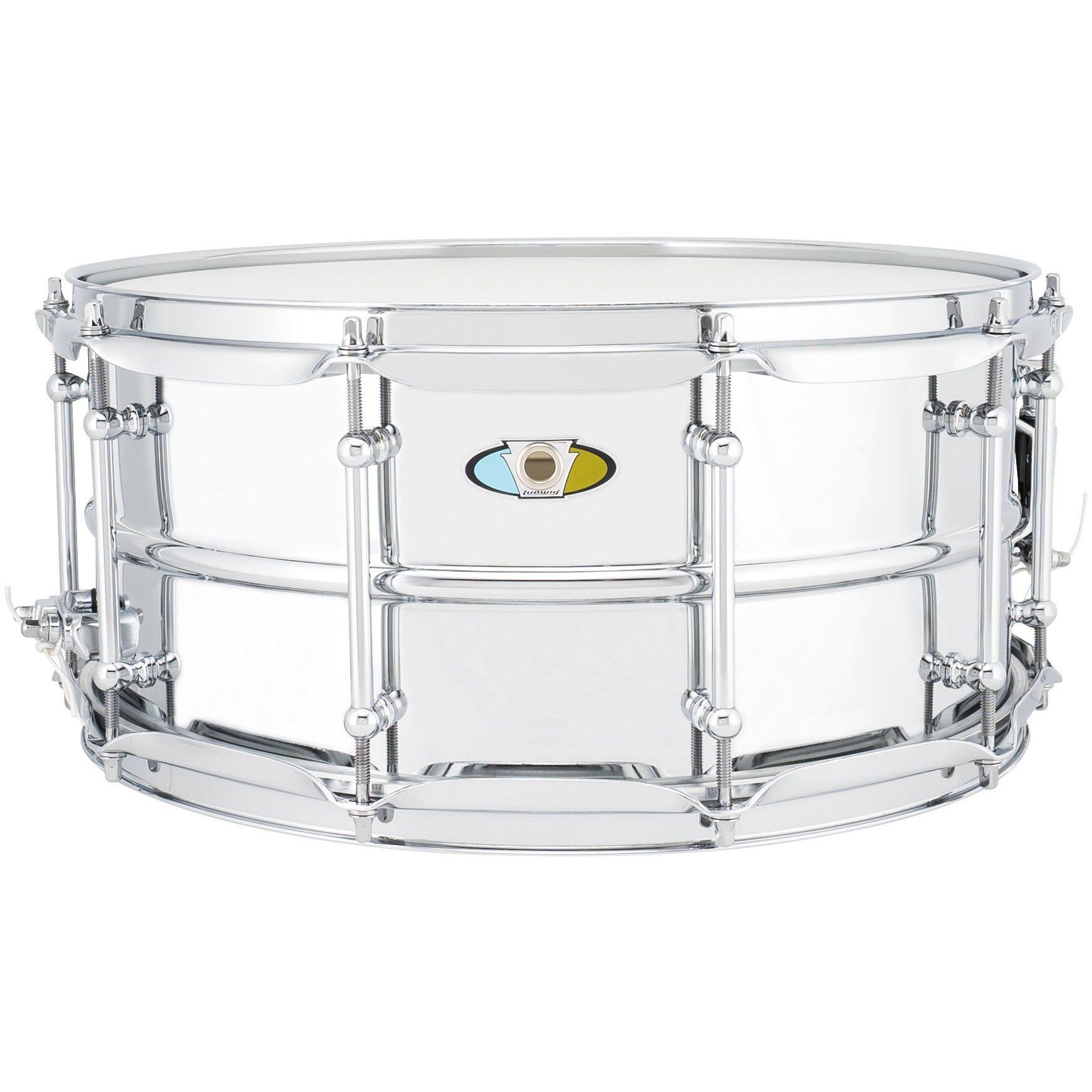 Ludwig Supralite Steel Snare Drum - 14 x 6.5 inch