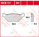Trw Performance Street & Road Tracks Yamaha Fjr 1300 01 Gesinterde Achterremvoeringen Zwart