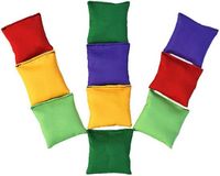 Shenzhen Haorui Industrial Technology Co., Ltd. Bonenzakjes Set Nylon Zitzakken Werpen Met Draagtas - Toss Game Zitzak Werpspel Pour Enfants Sporttraining (10 Stuks)