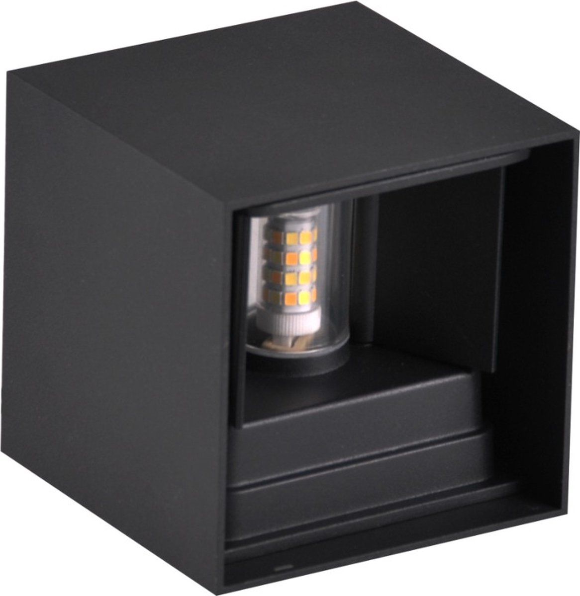 ABC-LED LED Gevellamp G9 - 5W - Zwart - Aluminium - 2022