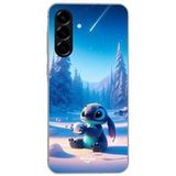 Maniacase Etui Voor Samsung Galaxy A26 Stitch schattige sneeuw ster 3D
