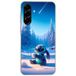 Maniacase Etui Voor Samsung Galaxy A26 Stitch schattige sneeuw ster 3D
