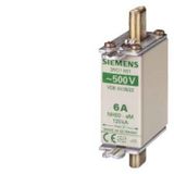 Siemens 3ND1822 Zekeringsinzetstuk Afmeting zekering : 0 63 A 500 V 3 stuk(s)