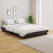 Maison Exclusive - Lit en bois massif, gris, 120x190 cm