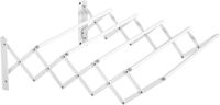 Homcom Wandwasrek Uitschuifbaar Wit 63,5 x 60 x 20 cm