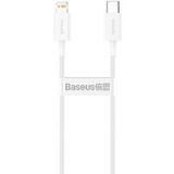 Baseus Superior USB Type C naar Lightning kabel Power Delivery 20W 1m Wit (CATLYS-A02)