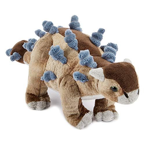 Zappi Co Zacht knuffeldier voor kinderen, dinosauriër ankylosaurus (36 cm)