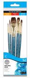 Daler Rowney 216910500 Camel Hair Short Handled, 5-delige set