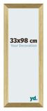 Your Decoration Cadre Puzzle 33x98 cm Or Brillant