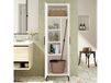 Dmora Armoire Multi-usage 1 Porte Niala en Bois Mélaminé Blanc 50x165h cm
