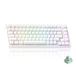 Akko TAC75 HE 8K Hz Rapid Trigger Clavier, Clavier 75% filaire à effet Hall avec interrupteur magnétique, contrôle réglable, Snap Tap, ARGB (Blanc Shine Through, interrupteur AstroAim)