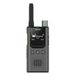 Hytera S1 Pro radio, elegant, professioneel, UHF 400-470 MHz, voor hotels en winkels, digitale en analoge radio, OLED-display, ruisonderdrukking AI en lange batterijduur, grijs
