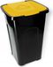 Conteneurs de tri des déchets - Ensemble de 4 poubelles - 50 litres par poubelle - Pour le recyclage et le tri des déchets