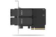 Icy Dock MB312M4P-B Carte adaptatrice 2 baies M.2 NVMe SSD vers PCIe 4.0 x8