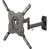Vivanco Full Motion TV Beugel - 32-55 inch - Draaibaar en Kantelbaar - Zwart