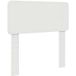 Tête de lit blanc 75 cm bois d'ingénierie
