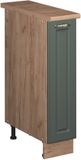 Vicco Apotheekkast Fame-Line, Groen-Goud Landhuis/Goudkleurig Eiken, 20 cm