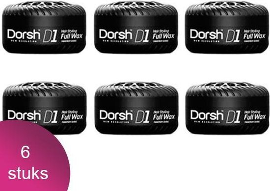 Dorsh Haar Wax D1 Full Wax Maximum Shine 6 Verpakking - 150ml