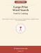Large-Print Word Search: Food & Cooking