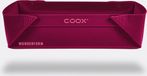 Coox Siliconen Cakevorm - Maat M - Donkerrood - Rechthoekig - 25x9x6cm
