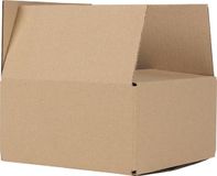 Merkloos / Sans marque Twepa B.V. Verzenddoos, enkele golf, 3 mm, bruin, 200 x 200 x 100 mm, 25 stuks