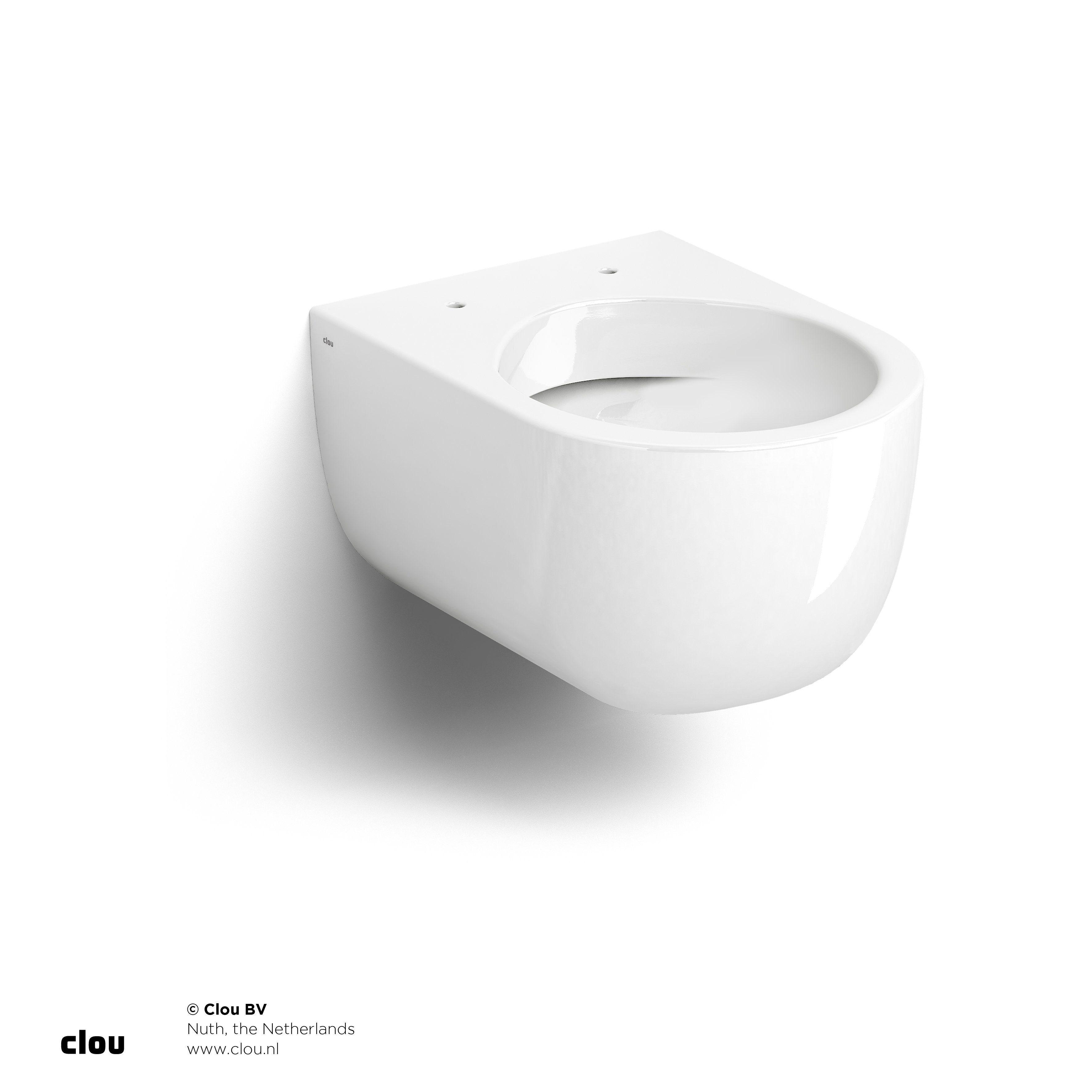 Clou Hammock randloze wandtoilet 49cm wit keramiek