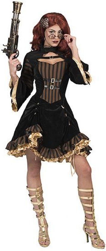 Funny Fashion Steampunk Kostuum Hot Steampunk Sally Vrouw Maat 36-38 Carnaval kostuum Verkleedkleding