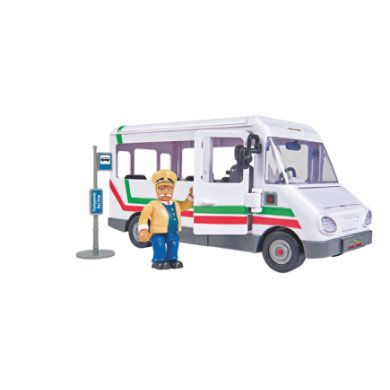 Simba Brandweerman Sam - Trevor's bus met figuur