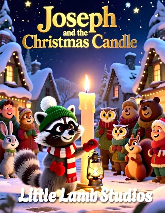 Joseph Little Lamb Holiday Blessings- Joseph and the Christmas Candle