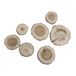 Rayher 85288000 grenen schijven rond, grootte: 3cm-5cm, SB-Btl 100g
