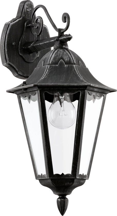 EGLO Navedo Buitenlamp - Zilver, Zwart