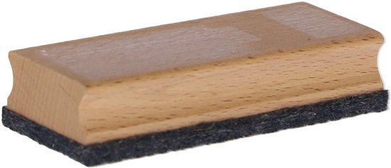 Merkloos Bordenwisser voor krijt Blauw RVS