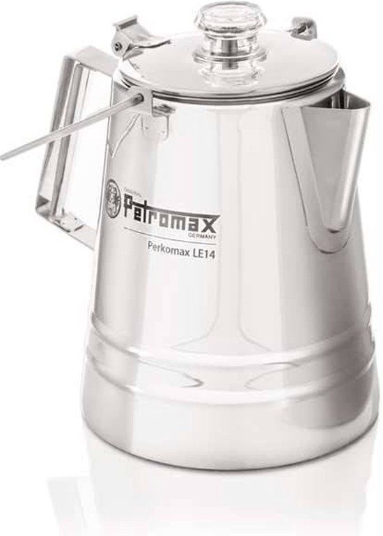 Petromax Perkomax le14 RVS Percolator - 14 kops - Staalgrijs