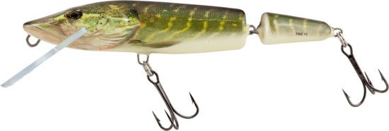 Salmo Pike Jointed Floater Plug Real Pike 13cm