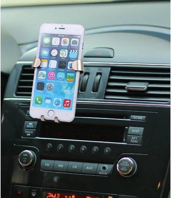 BAOHU Universal Smartphone Houder K11 - Goud - Telefoonhouder voor Fiets - Universeel