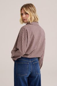 WE Fashion geruite blouse - rood