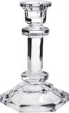 Concorde Kaarsen kandelaar - 9.5 x 14 cm - decoratief glas - dinerkaarsen standaard - houder