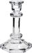Concorde Kaarsen kandelaar - 9.5 x 14 cm - decoratief glas - dinerkaarsen standaard - houder