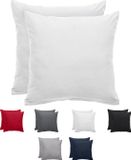 Komfortec Set van 2 Premium Kussenslopen 80x80 cm - Superzachte Kussenhoes - 100% Microvezel - 90g/m²- Wit