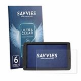 Savvies Film protecteur d'écran pour BMW Motorrad Navigator V 5 - Film protecteur transparent 6 Pièces