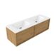 Saniclass SW1420775/SW1471859 Badkamermeubelset - Mat Eiken Natural