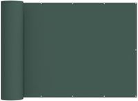 vidaXL Balkon Privacy Scherm 180 x 600 cm Stof met PU-coating Donkergroen